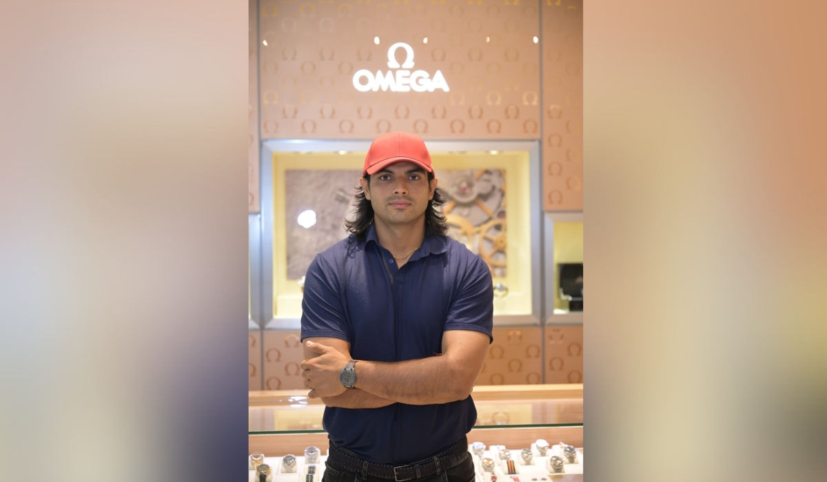 World and Olympic Champion Neeraj Chopra visits OMEGA